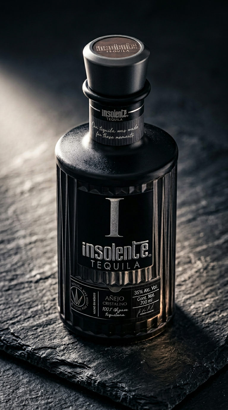 Insolente Tequila Añejo Cristalino 700ml