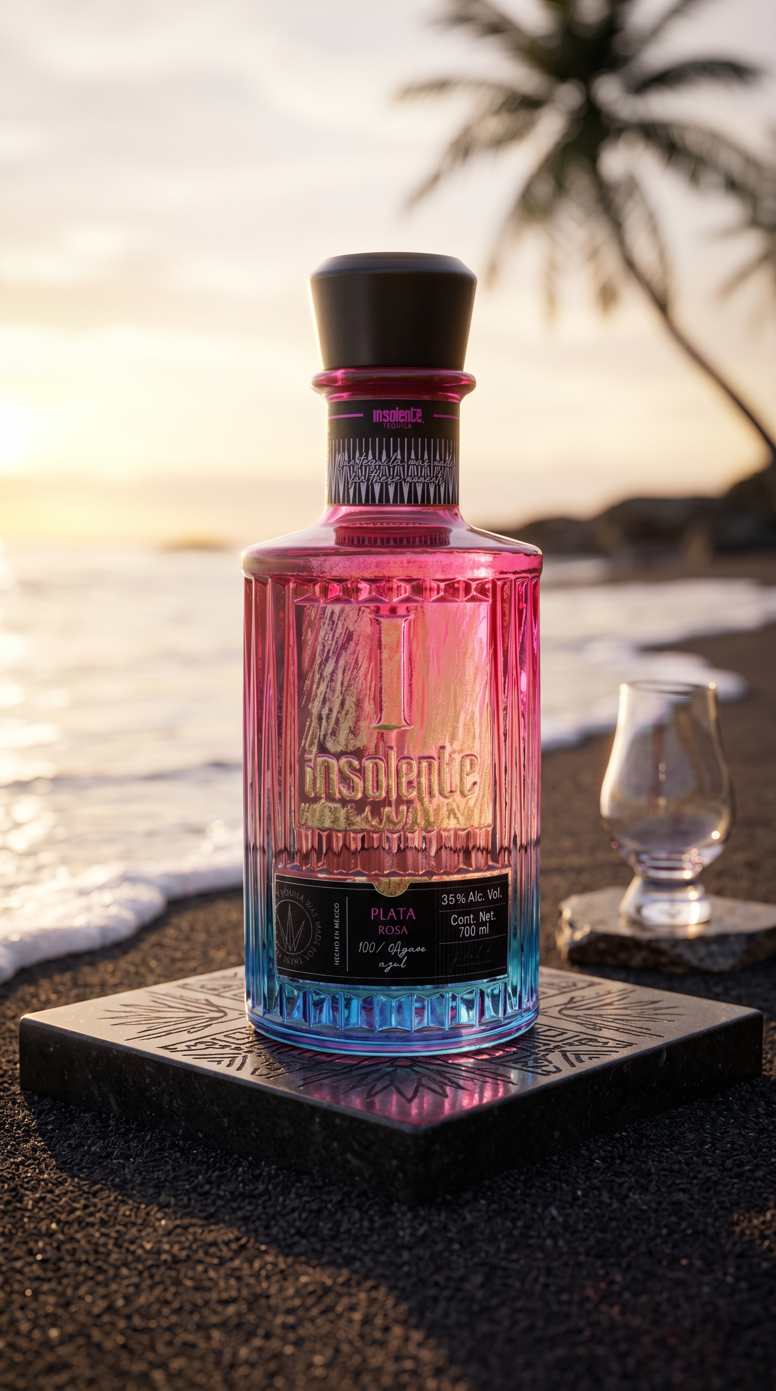 Insolente Tequila Plata Rosa 700ml