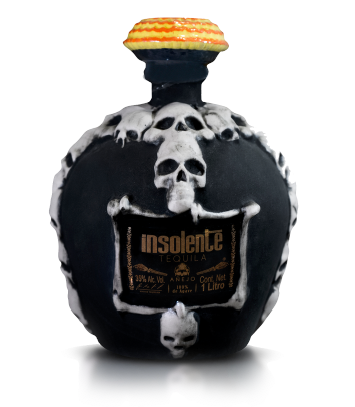 Insolente Tequila Añejo Edición Cráneo 1L – 100% Agave Azul